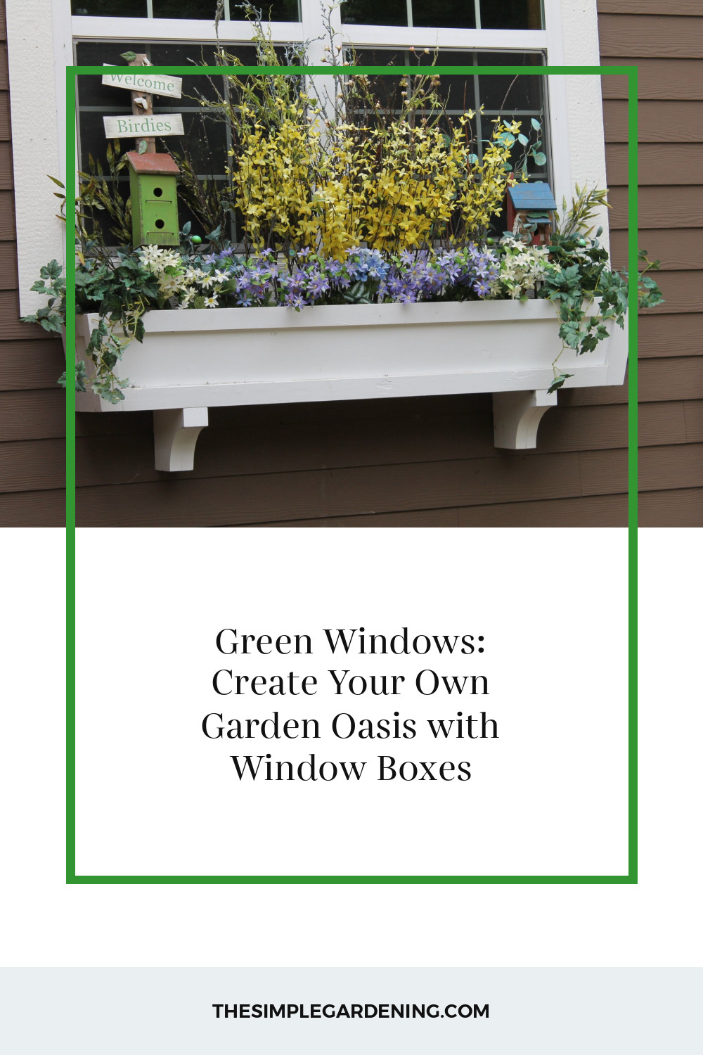 Green Windows: Create Your Own Garden Oasis with Window Boxes